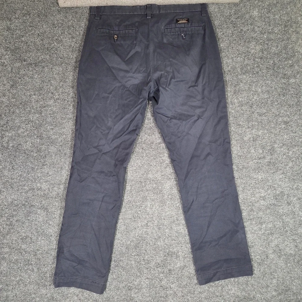 Banana Republic Emerson Chino Mens 31x30 Navy Blue Straight Leg Pants Trousers